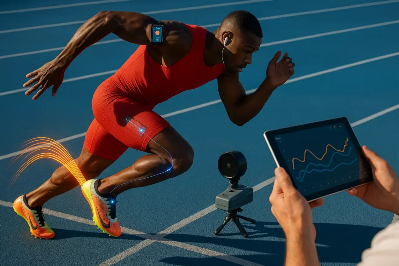 Подробнее о статье Технологии в лёгкой атлетике 2025: как наука ускоряет бег