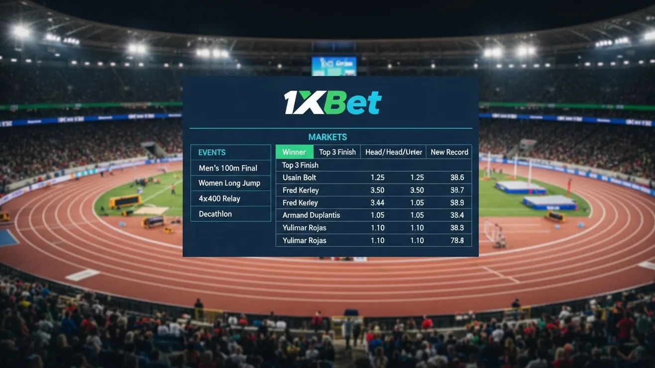 Вы сейчас просматриваете Какие рынки предлагает 1xBet на соревнования по лёгкой атлетике